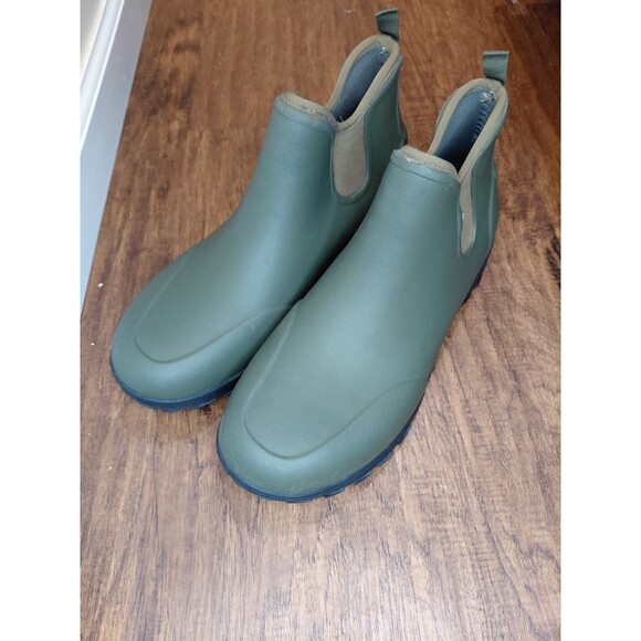 Bogs Outdoor Boots Mens Slip On Waterproof  Olive Green Rain  Size 12 main image 6